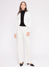 Ponte Knit Bolero- Off White