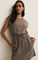 Kalani Jersey Dress-Perfectly Taupe