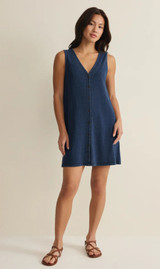 Solace Denim Mini Dress - Indigo