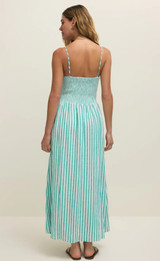 Bayside Stripe Linen Maxi Dress-La Palma