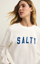 Salty Boyfriend Sweatshirt- Sea Salt