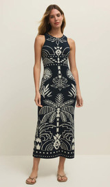 Esperanza Midi Dress - Eclipse