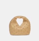 Dahlia Handbag - Gold Raffia
