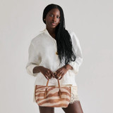 Selene Handbag Zebra Mesh