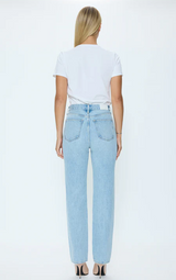 Cassie Super High Rise Straight- Vibes