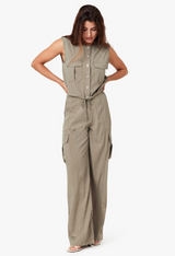 Utility Top- Vetiver