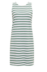 On The Yacht Shift Dress Green Juice / White Stripe 