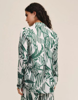 Classic Button Down- Palm Paradise Print 
