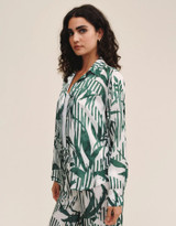 Classic Button Down- Palm Paradise Print 