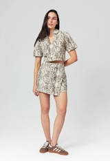 Snakeskin Skort