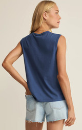Stars And Stripes Muscle Tank - True Navy 