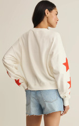 Stars First Date Sweatshirt - Sea Salt