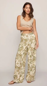 Overlook Tiki Linen Pant - Island Coconut