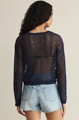 Open Terrain Sweater- Twilight Blue