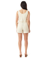 Frayed Skort- Ecru