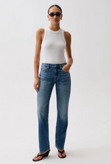 Issa Mid Rise Straight Jean- Sorensen