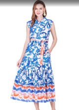 Midi Dress - Sunset Indigo 