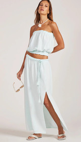 Belted Maxi Skirt - Jelly Mint 