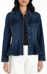 Fit and Flare Trucker Jacket - Delacey