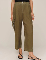 Cargo Ties Pant - Olive Stone
