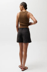 Kimora High Rise A-Line Short - Bristol Black 