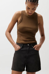 Kimora High Rise A-Line Short - Bristol Black 