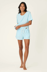 Weekend Waffles Shorts - Crystal Blue 