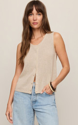 Syd Sweater Vest - Sandstone 