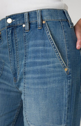 High Rise Relaxed Straight W/ Utility Pockets - Dusk Breeze 