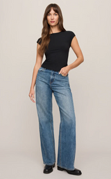 Soft Trace Second Skin Top- Black