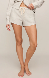 Waffle Short- Heather Grey