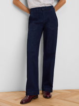 Highland Wide Leg Jeans- Midnight