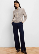 Dapper Swirl Knit Jacket- Neutral Multi