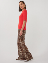 Scarlet Leopard Trouser- Print
