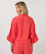 Slub Jacket- Chili Red