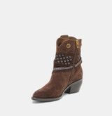 Mekala Boots - Dark Brown Suede 