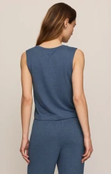 Sloan Soft Knit Tank- True Navy