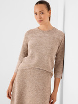 Tweed Stitch Sweater- Neutral Mix