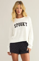Z Supply Spooky Sweater - Sandstone 