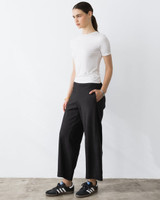 Ripley Rader Ponte Knit Barrel Pant- Black