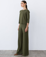 Ripley Rader Scuba Wide Leg Pant- Olive