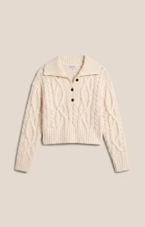 Z Supply Hartwell Cable Knit Sweater- Sandstone