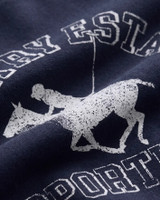 Z Supply Estate Boyfriend Graphic Sweatshirt - Oxford Blue