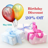 May Birthday Discount