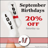 September Birthdays - 20% OFF