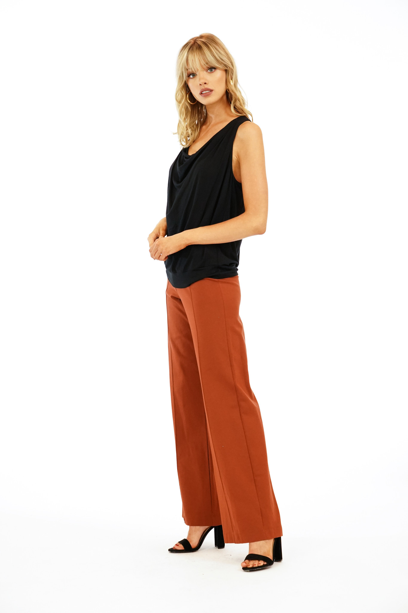 Veronica M Ponti Wide Leg Pant - Copper