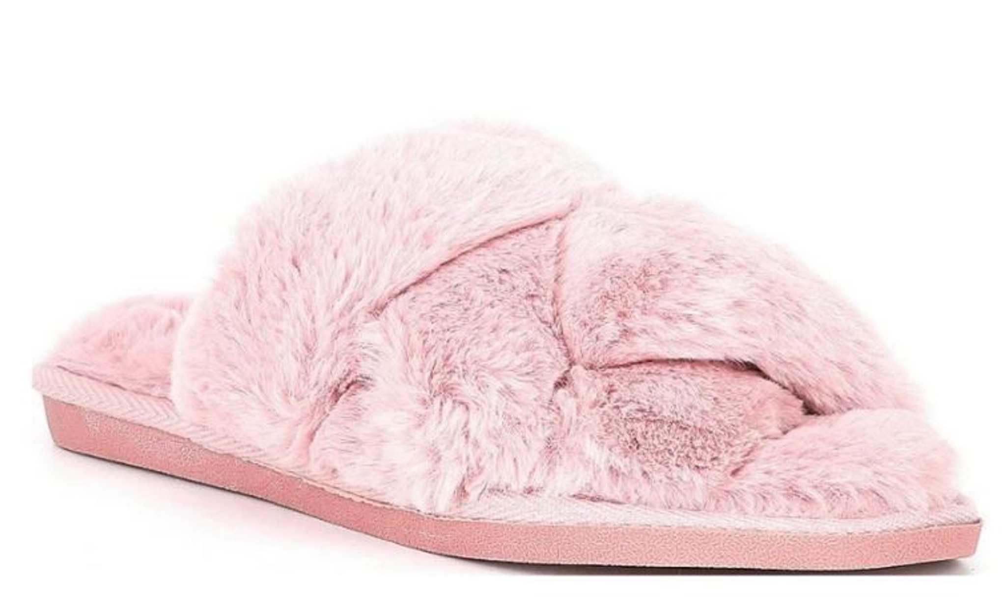 Lux Faux Fur Slide Slipper - Adorn Boutique