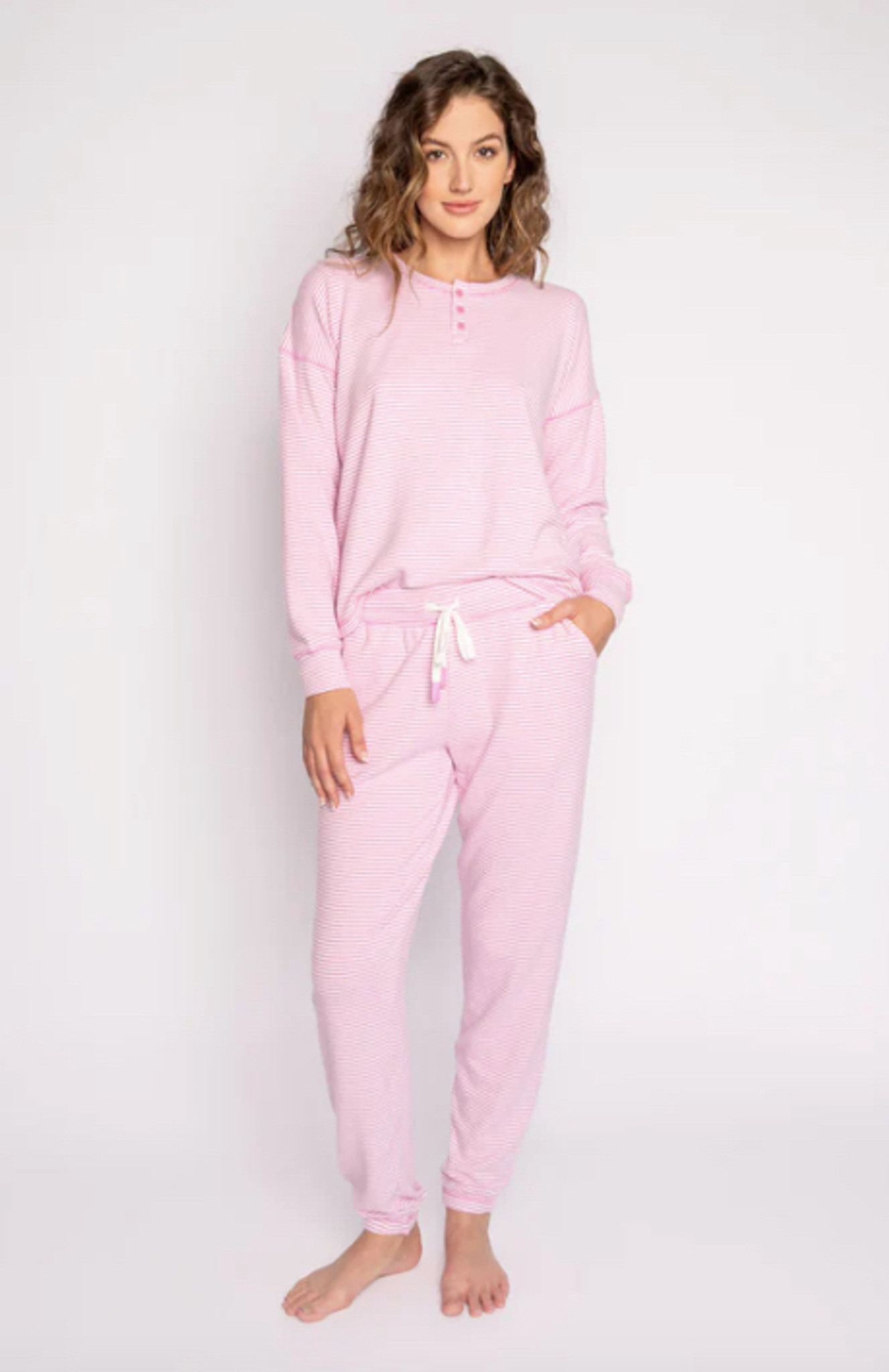 PJ Salvage Mini Stripe Long Sleeve Top