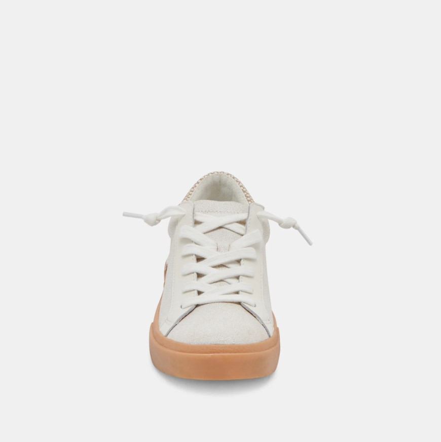 Dolce Vita Zina Sneakers - Ivory Multi Crackled Leather