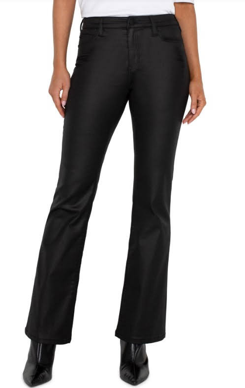 Liverpool Los Angeles Lucy Bootcut - Coated Black